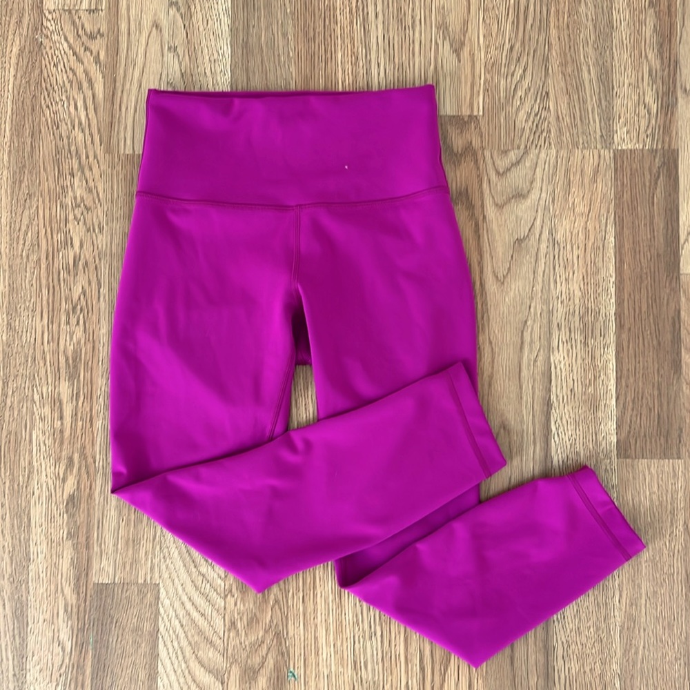 Lululemon Wundertrain Hot Pink 23”